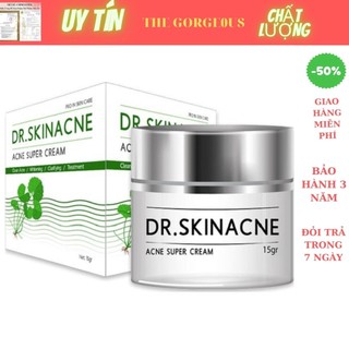 Kem giảm mụn dr skinacne, kem ngừa mụn dr skinacne chính hãng, loại 15g