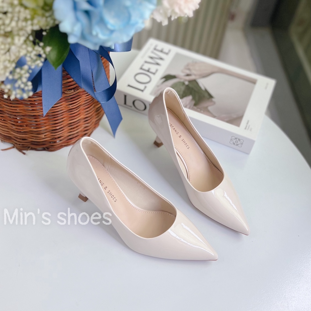 Min's Shoes - Giày Cao Gót Mũi Nhọn Da Nano Mềm Cao Cấp C97