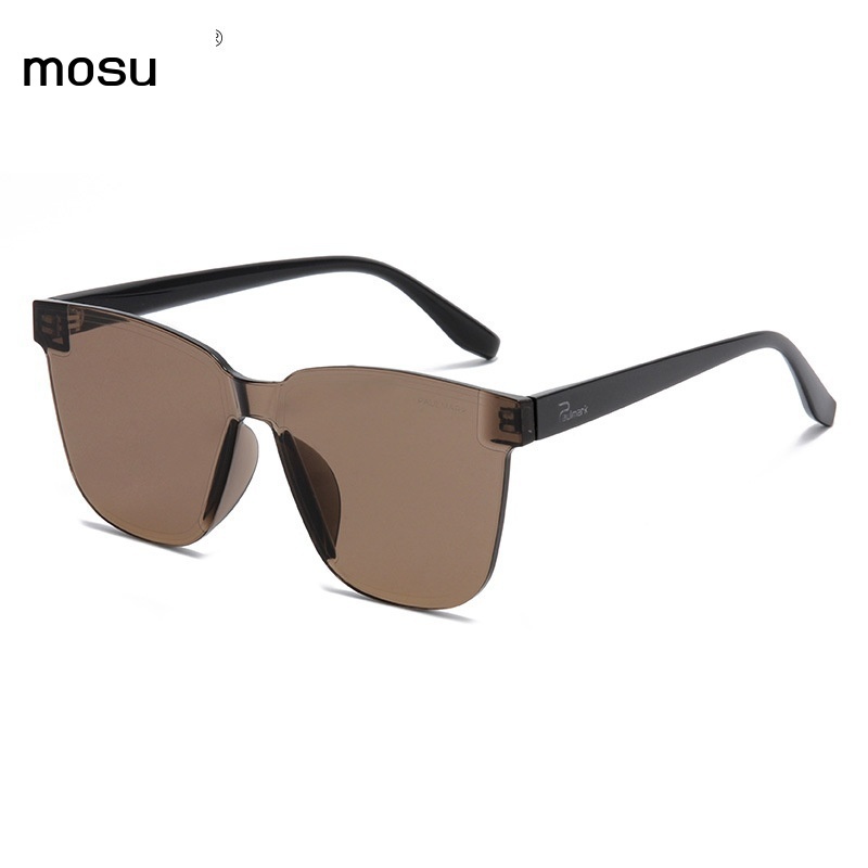 Phiên bản Hàn Quốc của kính râm một mảnh màng nylon cao cấp che nắng không gọng chống thương hiệu Mosu H7135