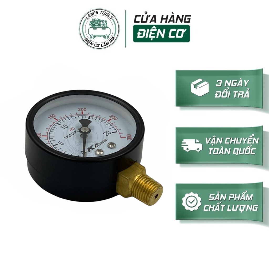 Đồng Hồ Đo Áp Suất KK GAUGES Y63