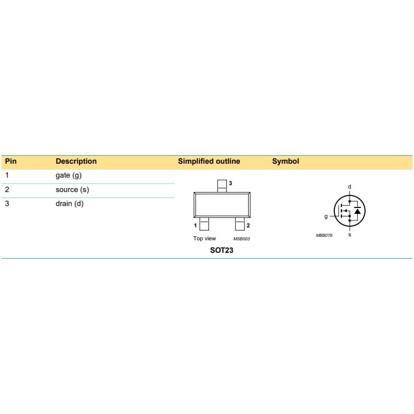 SI2302DS A2SHB N-Mosfet 2.8A 20V SOT-23