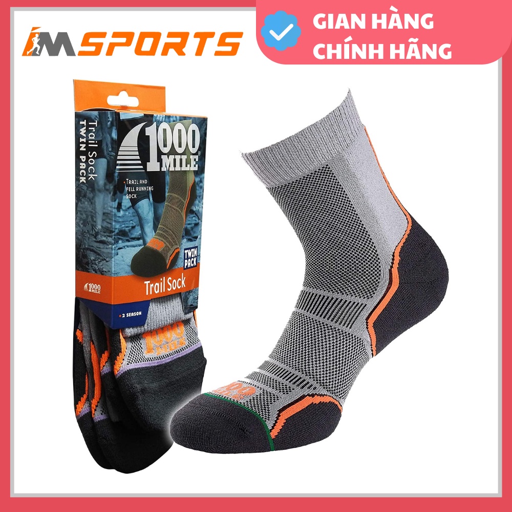 TẤT CHẠY ĐỊA HÌNH 1000 MILE TRAIL SOCK TWIN PACK (2 ĐÔI)