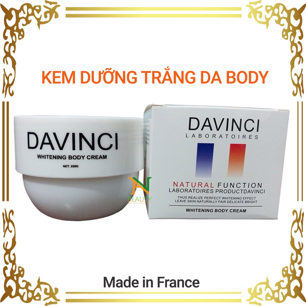 Kem Dưỡng Trắng Body Davinci Pháp - Hương nước hoa