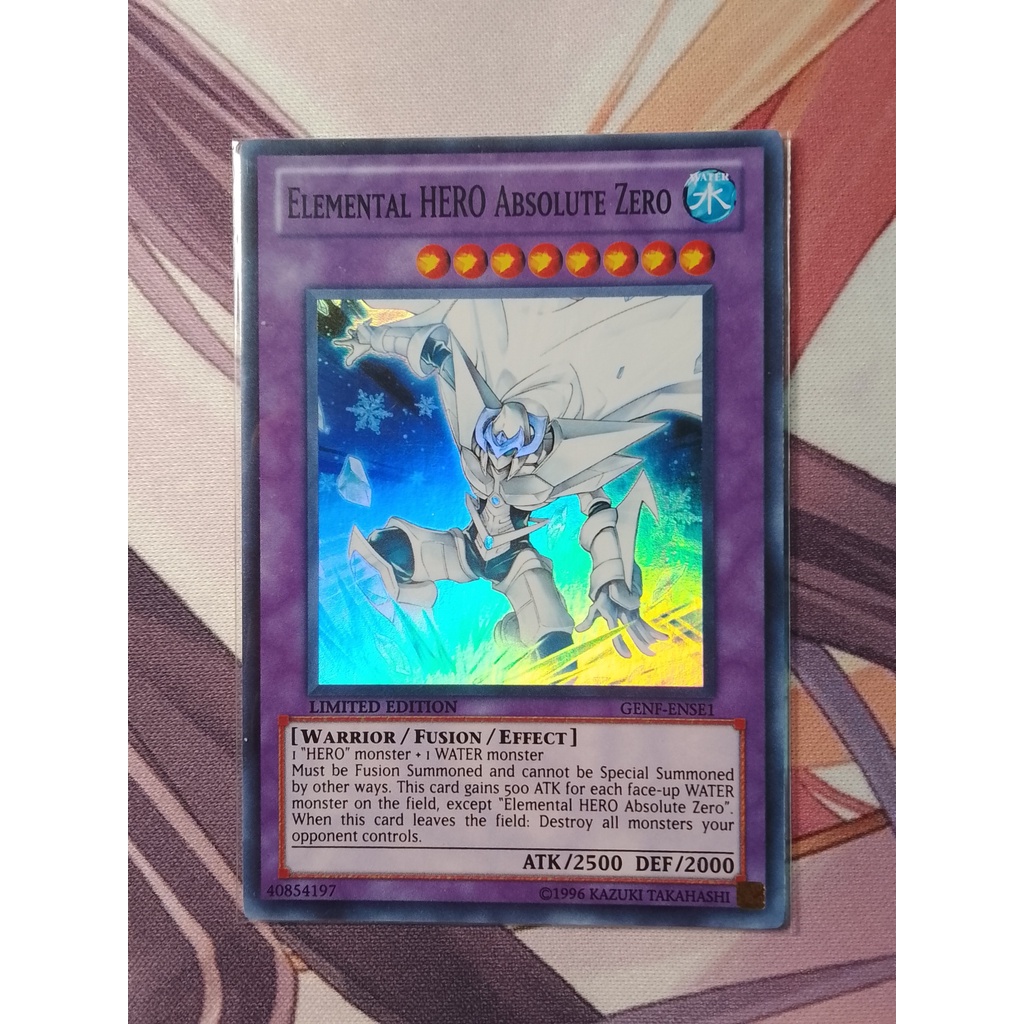 Thẻ Bài Yugioh: Elemental HERO Absolute Zero GENF-ENSE1