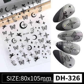 Sticker BƯỚM dán móng MẪU MỚI