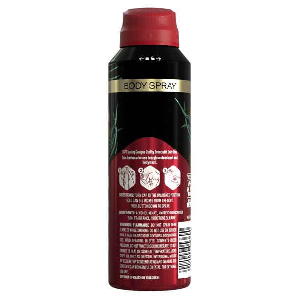 Xịt Khử Mùi Old Spice Bearglove Aluminum Free Body Spray Fresh Scent Of Fruity Apple 144Gr