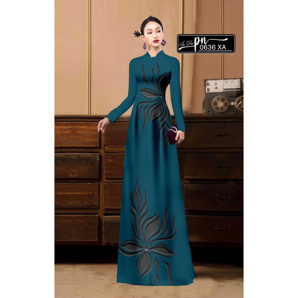 Vải áo dài - mẫu hot nhà Phương Nam - vải in 3D