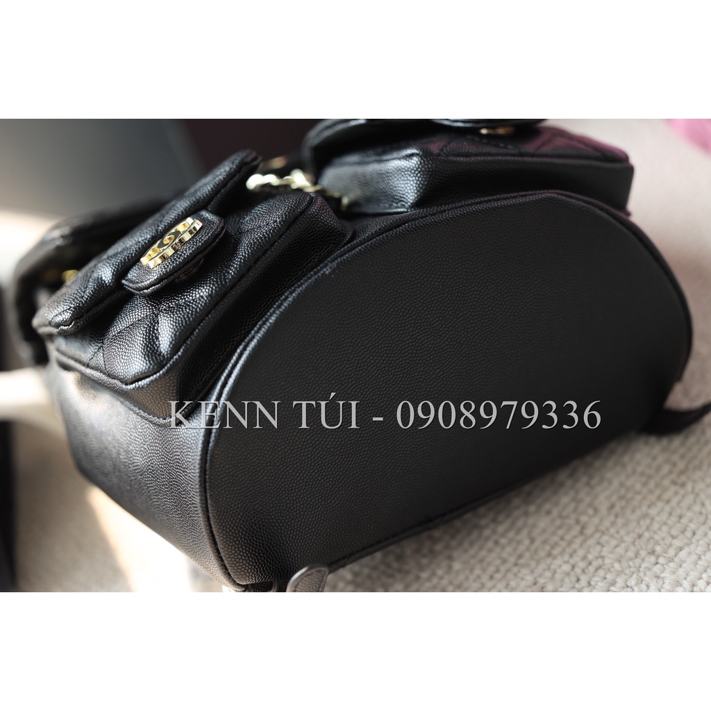 Balo Cha.nel mini da thật bản 2023 màu đen màu trắng màu hồng hàng fullbox