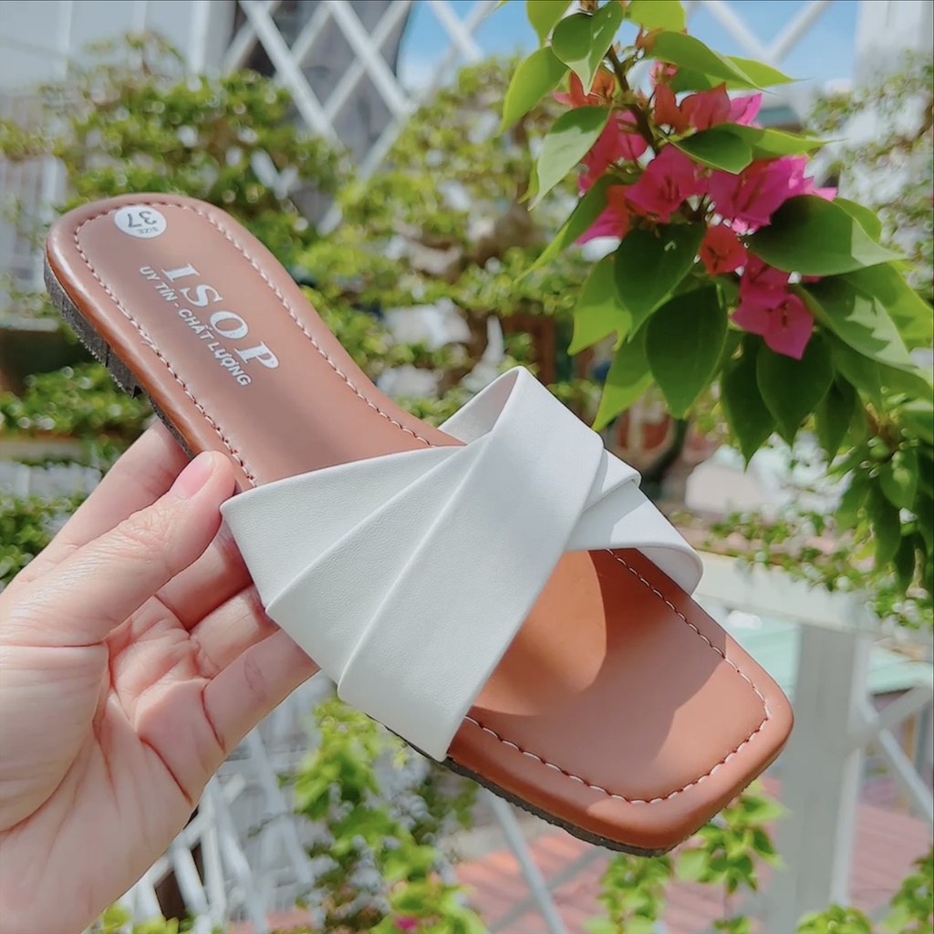Dép lê quai chéo giá xưởng - B37