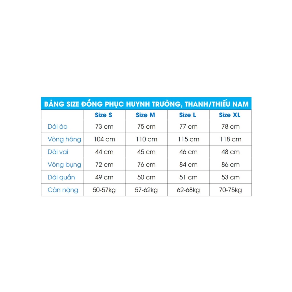 Áo thanh thiếu nam GĐPT