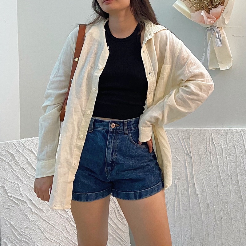 Sơ Mi 2 hand oversize