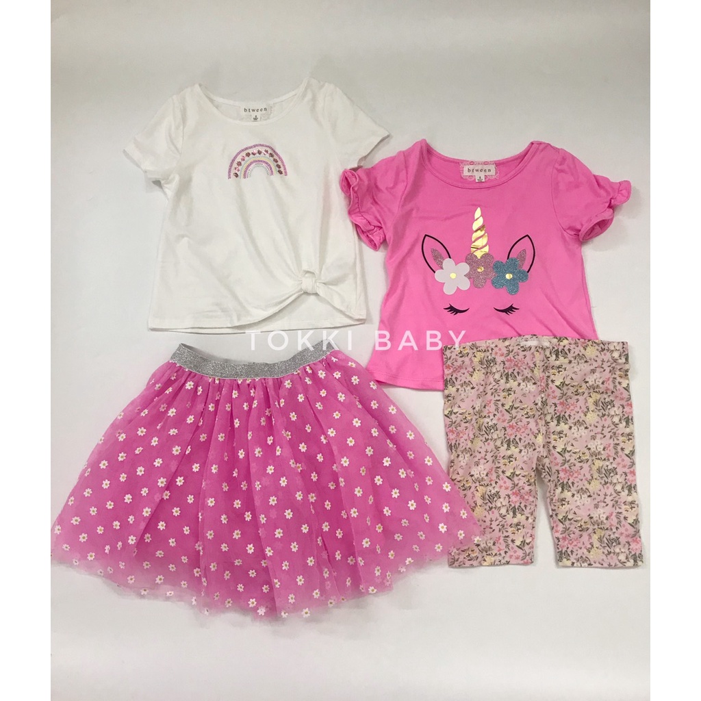 Set 4 chi tiết dư xịn pony hồng cho bé gái BBT005