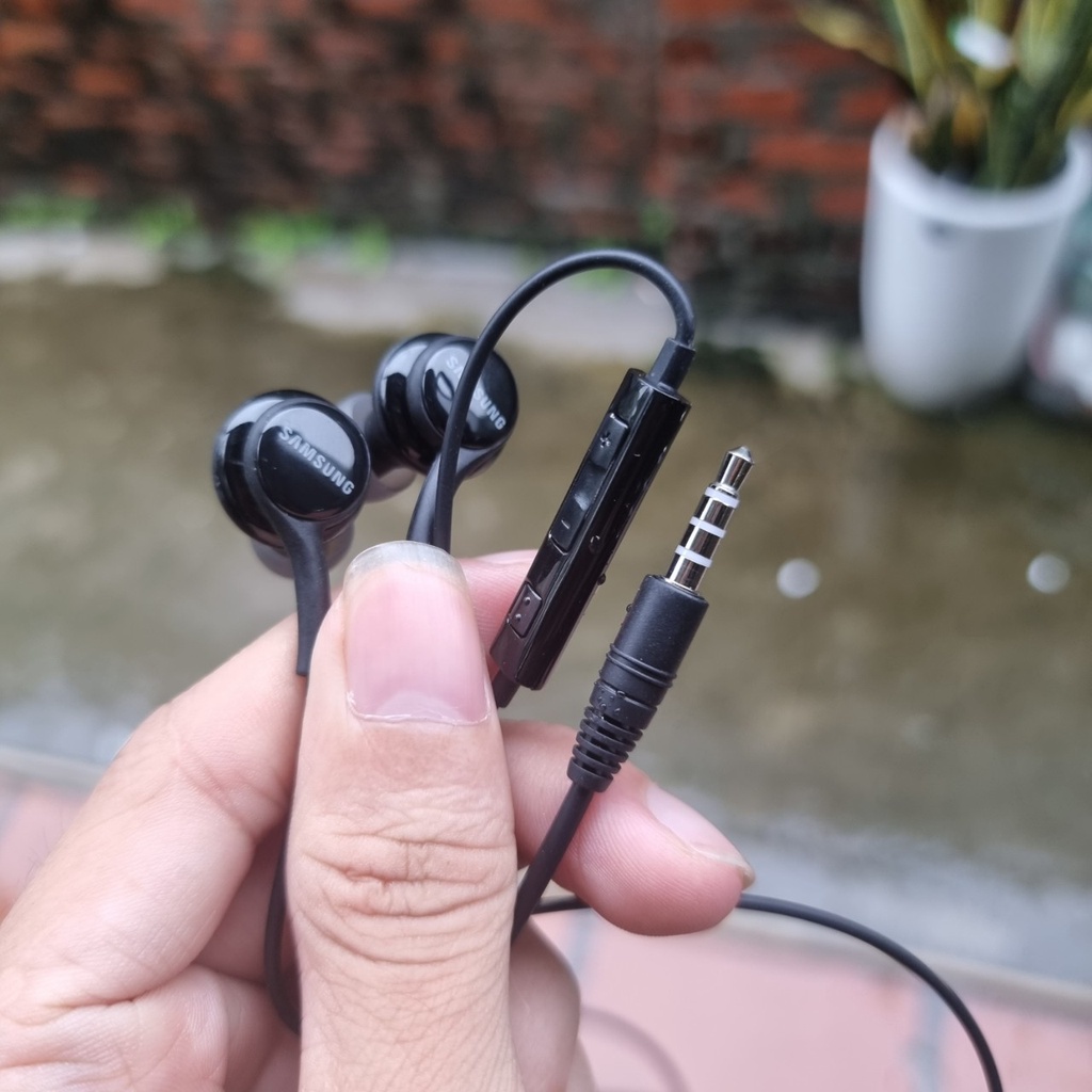 Tai nghe có dây samsung A50, Tai phone jack 3.5 dùng cho samsung xiaomi redmi oppo chống ồn cao - BVP