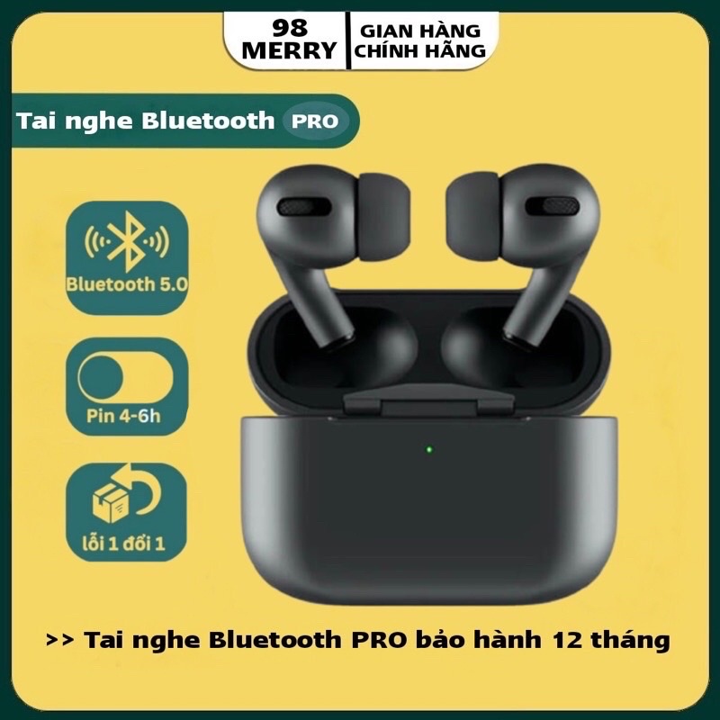 Tai nghe không dây bluetooth Inpods Pro chất lượng âm thanh trầm tuyệt vời tích hợp micro- LinkeeTech