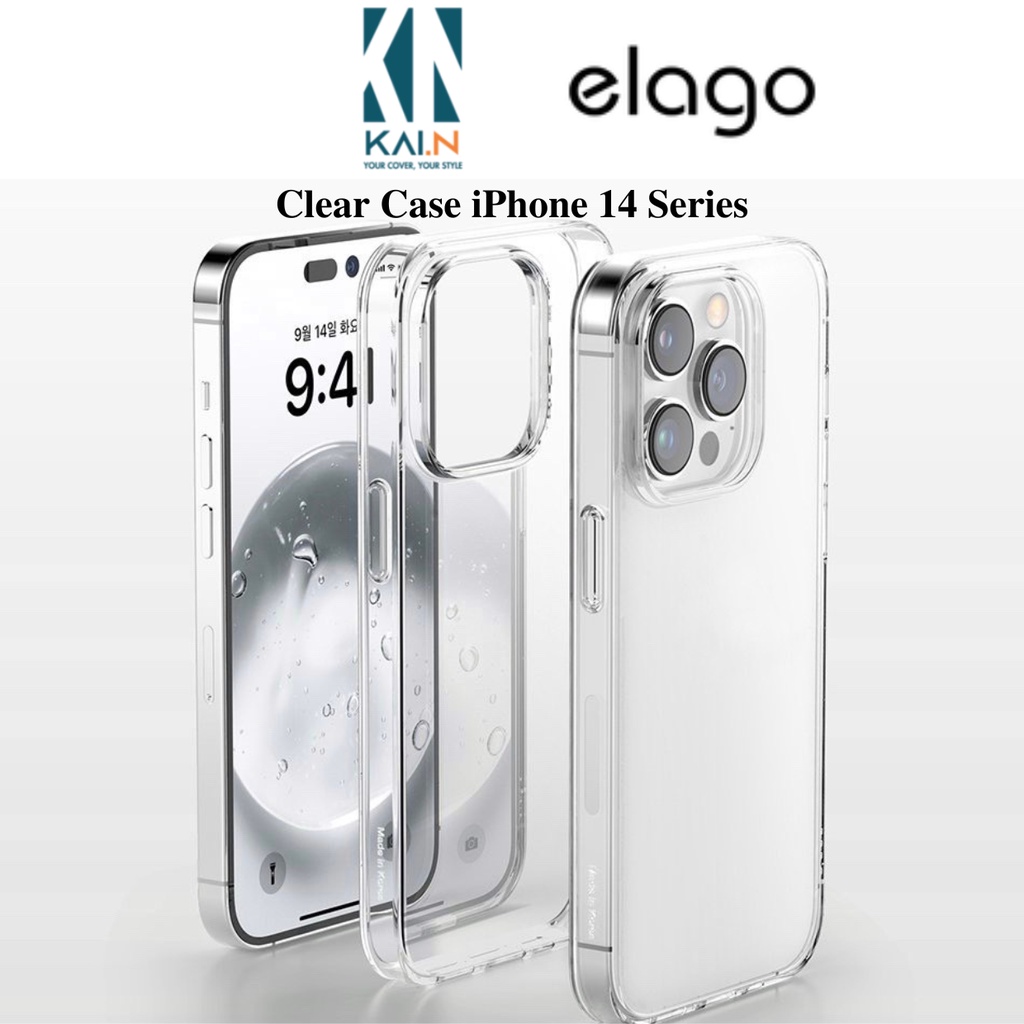 Ốp Lưng Elago Clear Case Dành Cho iPhone 14 ProMax / 14 Pro / 14 Plus / 14