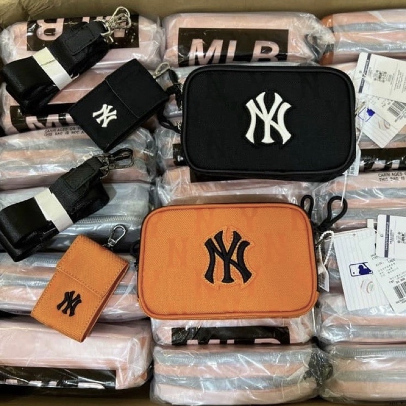 Túi Hộp Em Eo Bi Nam Nữ Unisex Hoạ Tiết Monogram NY Kèm Túi Nhỏ Chất Vải Size 18