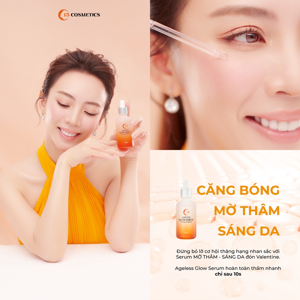 Bộ Chăm Sóc Da Flower Skin Chống Lão Hóa, Dưỡng Ẩm Chuyên Sâu C13 Cosmetics Thu Trang