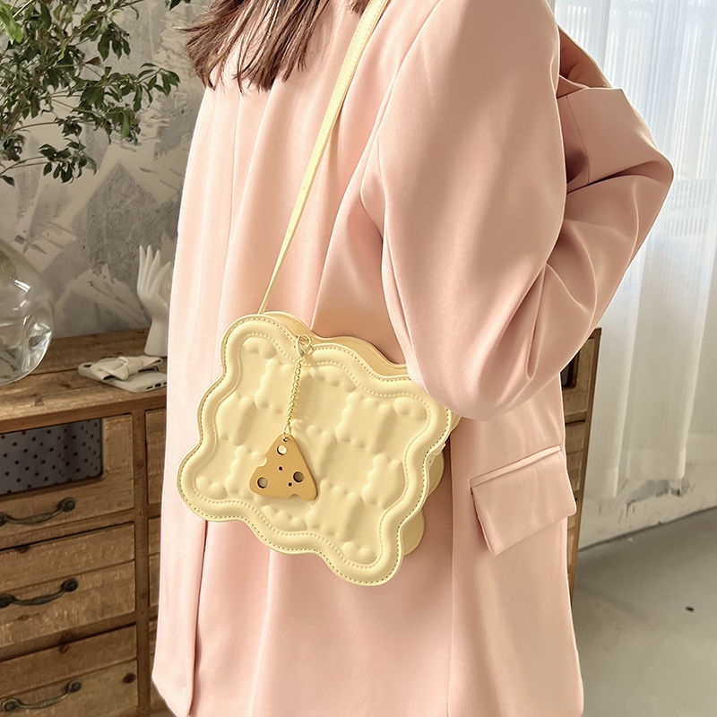 Túi Đeo Vai Màu Trơn Thời Trang Mùa Hè 2023 Mới Cho Nữ