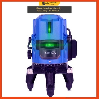 Máy cân bằng laser,Máy bắn cốt laser 5 tia xanh Akuza O bắn tia laze