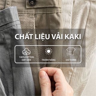 Quần Short Kaki Nam BTM Basic Tapper Short Form Slimfit - 27.468
