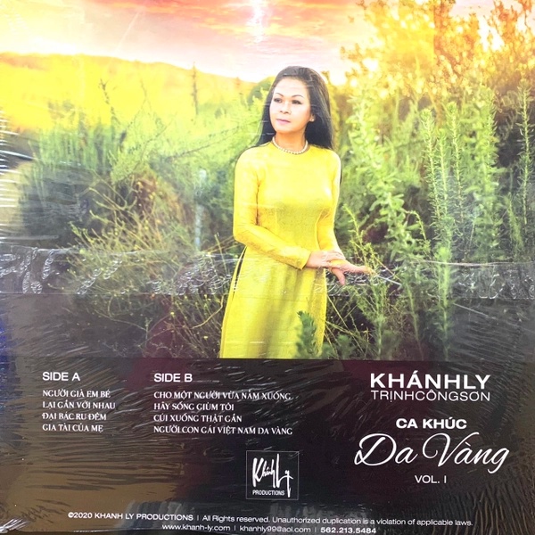 Đĩa than ca khúc da vàng vol 1 - khánh ky