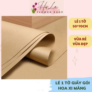 Giấy xi măng gói hoa lẻ 1 tờ hule