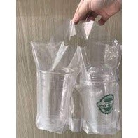 túi 2 ly trà sữa ép ngăn