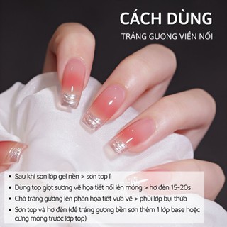 Set bột tráng gương ánh ngọc trai Nghi Thảo Nails