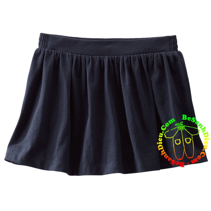 Chân váy liền quần cho bé vải thun cotton hiệu Oshkosh xịn màu xanh Navy
