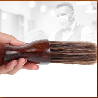 Chổi Phủi Tóc Barber Cán Gỗ