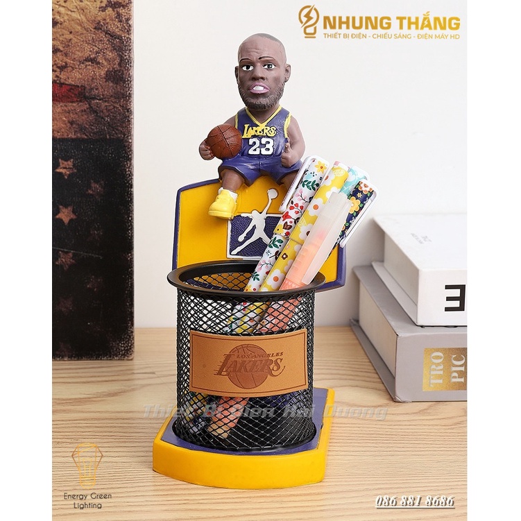 Ống Đựng Bút Mô Hình Cầu Thủ Bóng Rổ Ngồi GL2205 - Decor Trang Trí Căn Phòng - Thiết Kế Độc Đáo,Tiện Dụng