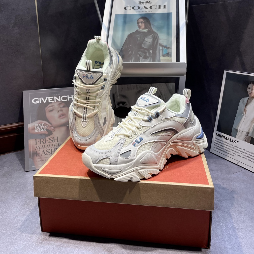 Giày thể thao FILA INTERATION LIGHT 1JM01283 gót xanh