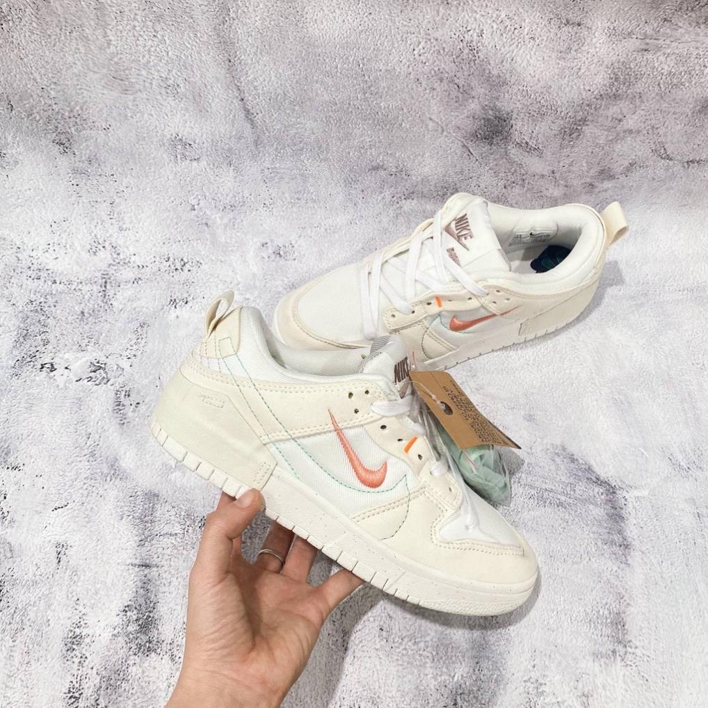 Giày thể thao S_B Dunk Low Dis'rupt 2 ‘Pale Ivory Black’ Trắng hồng, Giày Sneaker SB trắng hồng