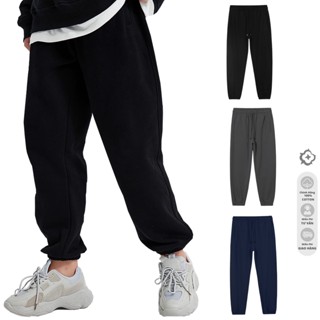 Jogger NONAME Quần Nam Dài Nỉ Local Brand TNC Đen/Xám Chì/Xanh [PLUS TERRY 350GSM] Thun Thể Thao Ống Rộng Chân Cua Dày