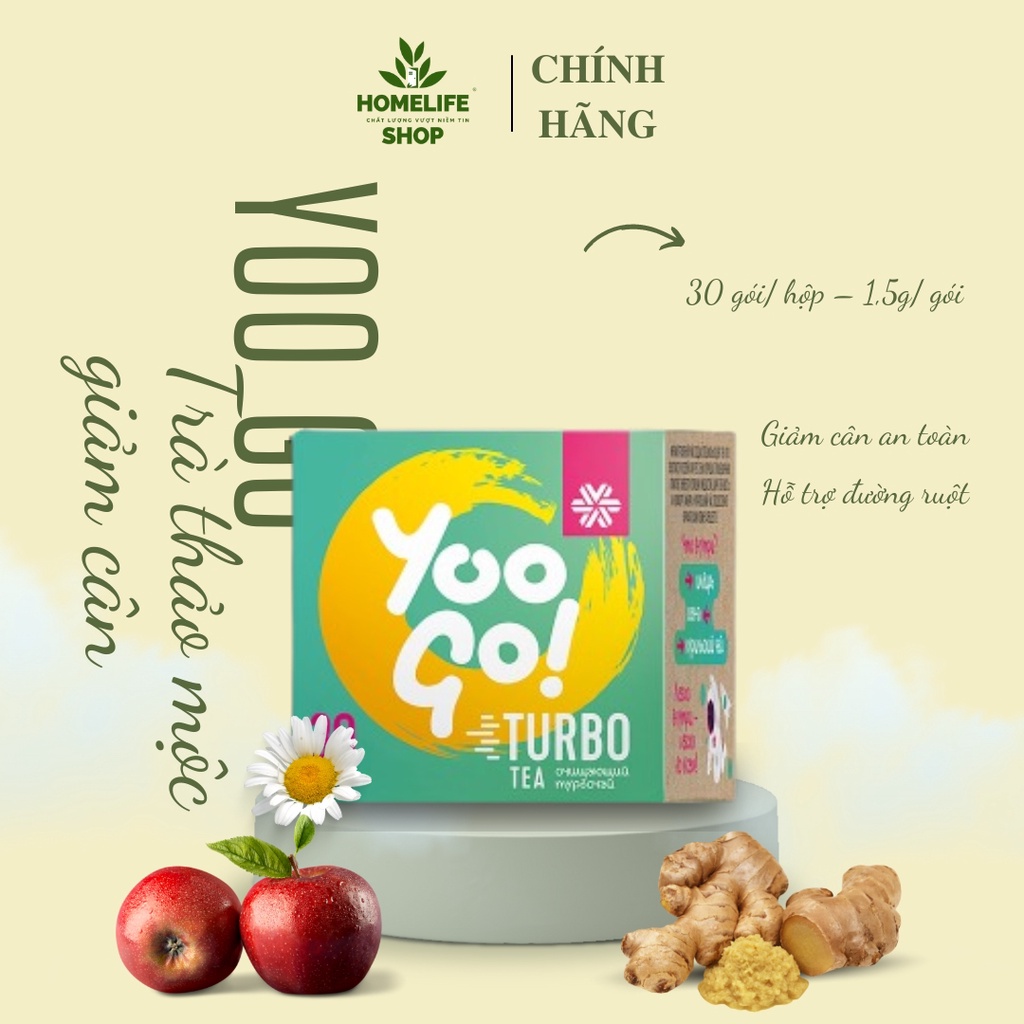 Trà Thảo Mộc Yoo Go Turbo Tea siberian 30 Gói Giúp Giảm Cân An Toàn Hiệu Quả, Nhập Khẩu Nga [ Chính Hãng ]