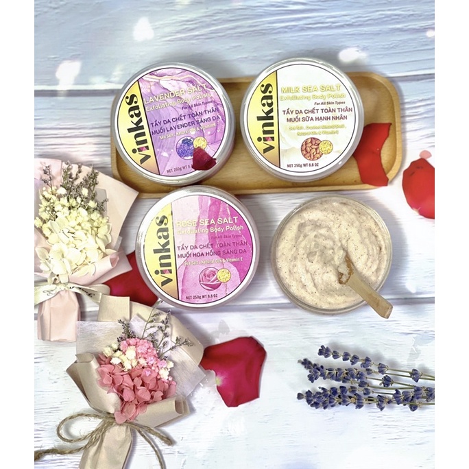 TẨY DA CHẾT TOÀN THÂN VINKAS TRẮNG SÁNG DA