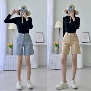 Quần short kaki nữ cao cấp chất kaki co giãn 4 chiều