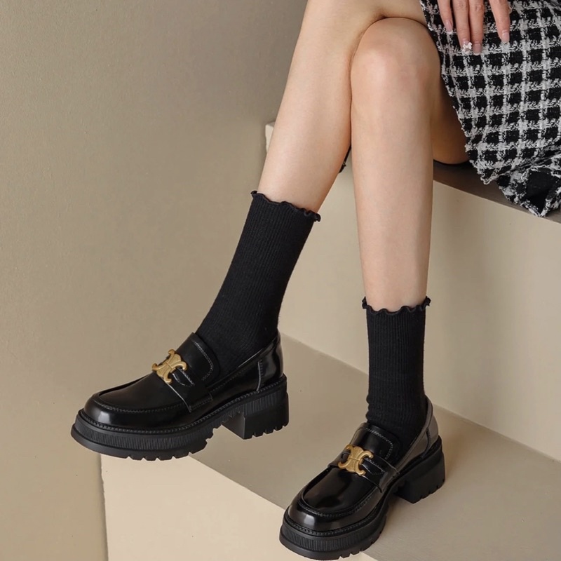 Giày Loafer Khuy Vàng - Coishoes