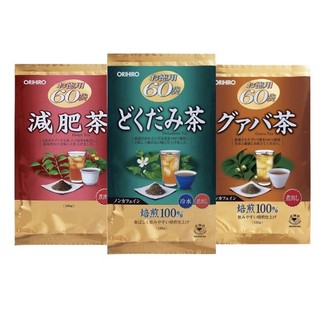 Trà túi lọc orihiro - trà ổi / trà diếp cá / trà thảo mộc genpi 60 gói/túi
