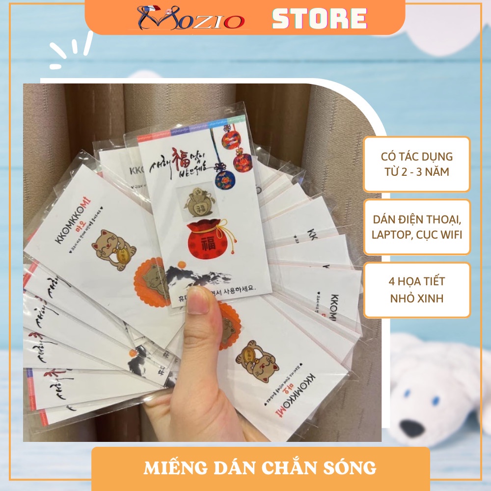 Miếng Dán Chắn Sóng Điện Thoại, Máy Tính Bảng, Chặn Bức Xạ Điện Từ An Toàn Cho Mẹ Và Bé