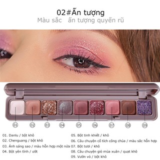 Bảng Phấn Mắt 9 Màu Lameila