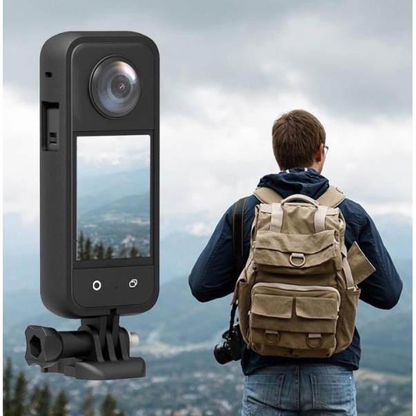 Khung bảo vệ Insta360 One X2 X3 có ren vít 1/4- chống trầy xước bảo vệ thân máy