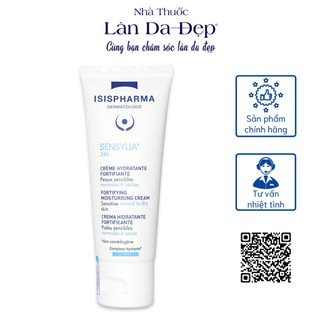  Kem dưỡng ẩm Isis Pharma Sensylia 24h dưỡng ẩm làm dịu da chăm sóc da dạng Crème Fluide 40ml 