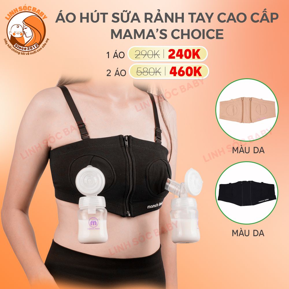 Áo hút sữa rảnh tay Mama’s Choice, áo vắt sữa duy nhất được chứng nhận OEKO-TEK toàn cầu