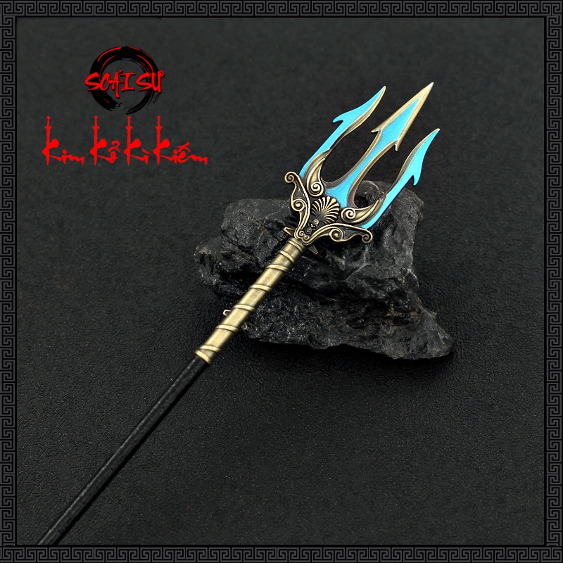 Mô hình Hải Thần Tam Xoa Mâu 22CM - God of War