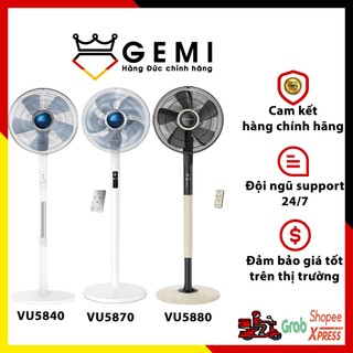 Quạt cây rowenta vu5870 tiết kiệm điện, gió mát cực êm, có điều khiển từ xa