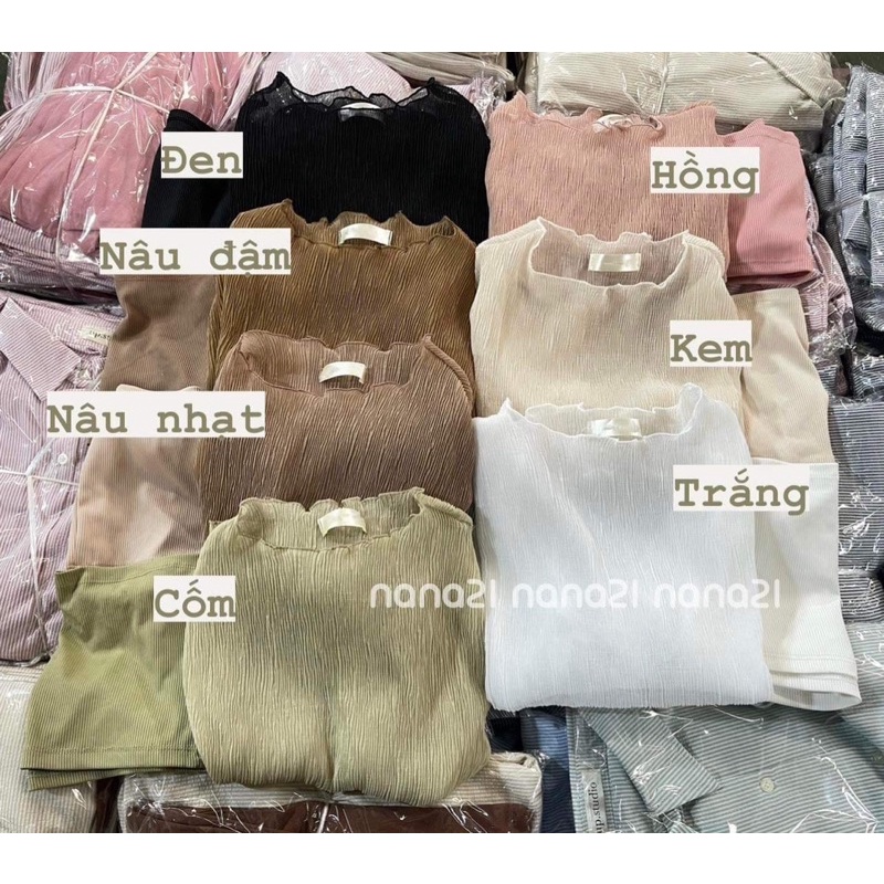 Áo sơ mi voan kèm quây Nana21 Nanastore21