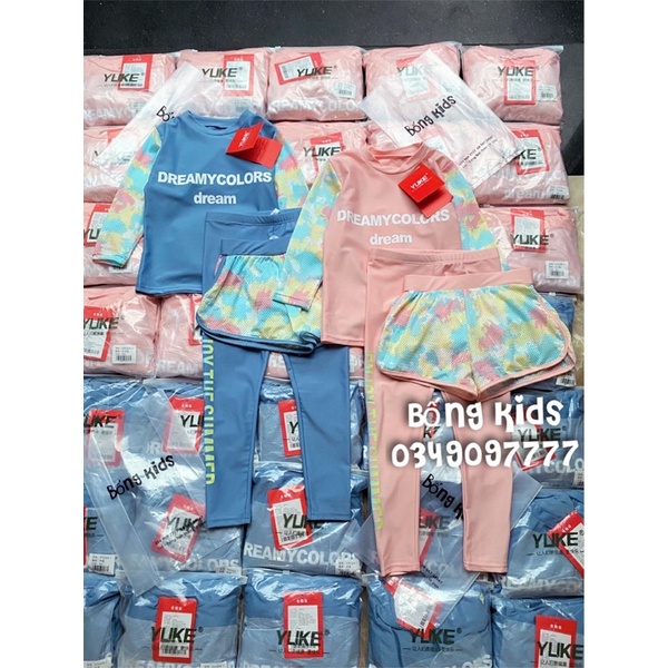 Set Bơi 3 Chi Tiết Bé Gái DREAMCOLORS YLIKE