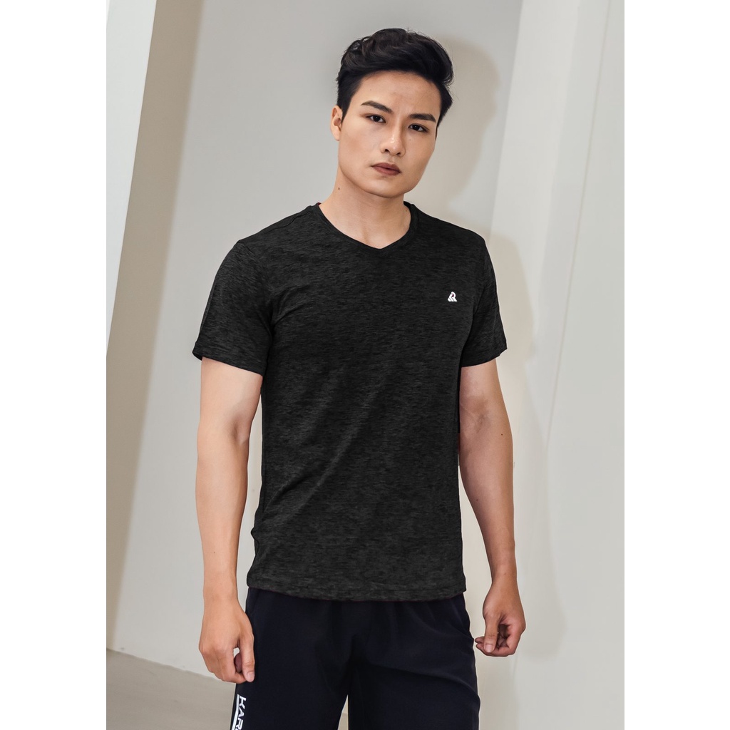 Áo thun nam KARIO cổ tim vải CD xược Poly phong cách thể thao KR20-06