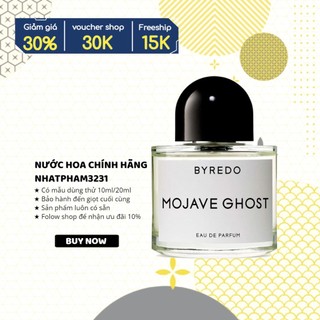 Byredo- mojave ghost 10ml nước hoa chính hãng